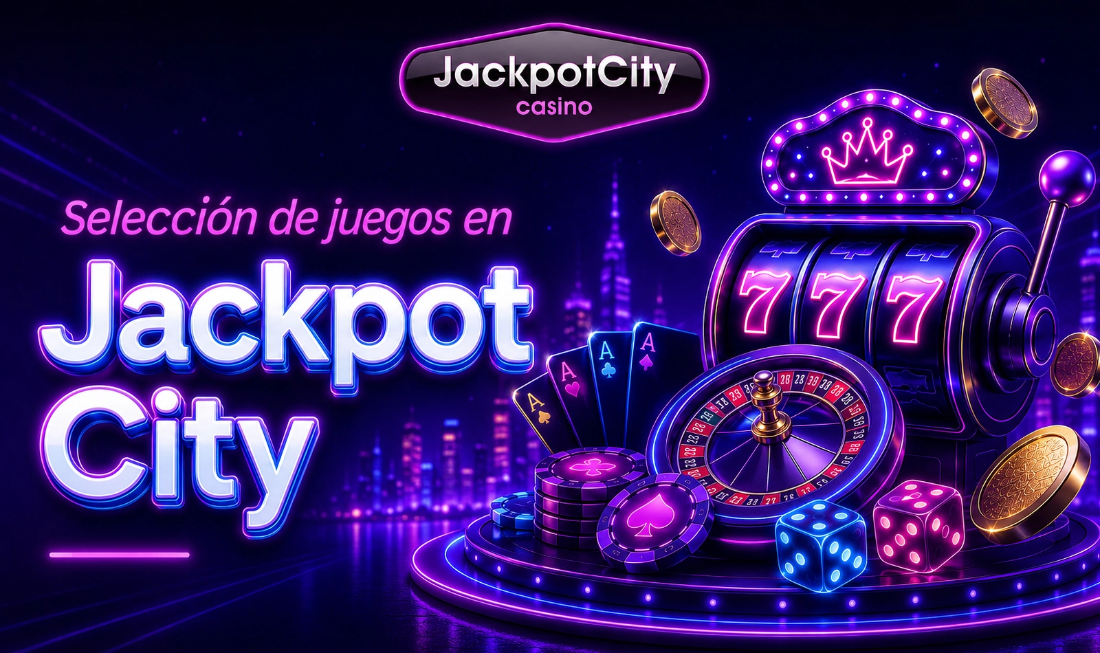 Variedad de juegos en Jackpot City con tragamonedas mesas y casino online